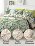 The White Moss Hannah Reversible Print Pinch Pleat AC Comforter With 2 Pillow Cover